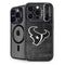 NFL Houston Texans Black & White iPhone 14 Pro Kickstand Case