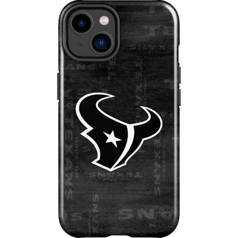 NFL Houston Texans Black & White iPhone 15 Impact Case