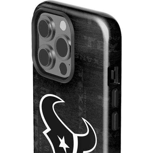 NFL Houston Texans Black & White iPhone 15 Pro Impact Case