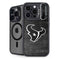 NFL Houston Texans Black & White iPhone 15 Pro Max Kickstand Case
