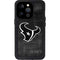NFL Houston Texans Black & White iPhone 15 Pro Waterproof Case