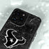 NFL Houston Texans Black & White iPhone 15 Pro Waterproof Case