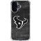 NFL Houston Texans Black & White iPhone 16 Clear Case