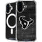 NFL Houston Texans Black & White iPhone 16 MagSafe Case