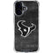 NFL Houston Texans Black & White iPhone 16 Plus Clear Case