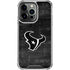 NFL Houston Texans Black & White iPhone 16 Pro Clear Case
