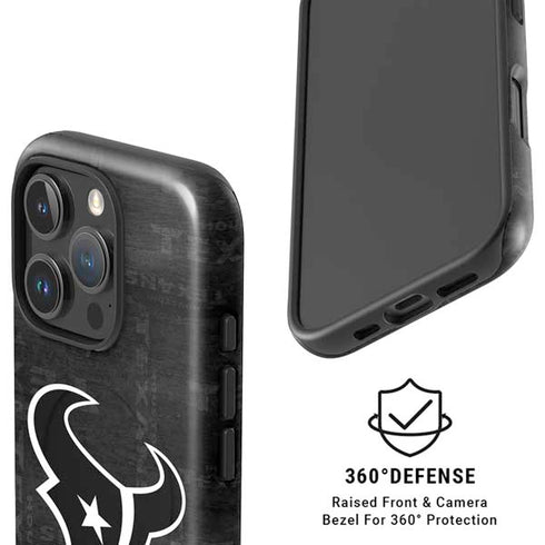 NFL Houston Texans Black & White iPhone 16 Pro Magsafe Impact Case