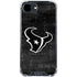 NFL Houston Texans Black & White iPhone 16e Clear Case