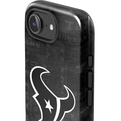 NFL Houston Texans Black & White iPhone 16e Impact Case
