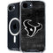 NFL Houston Texans Black & White iPhone 16e MagSafe Case