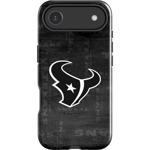 NFL Houston Texans Black & White iPhone 17 Air Impact Case