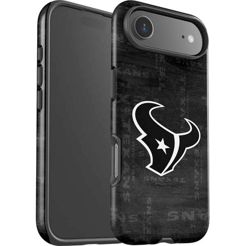 NFL Houston Texans Black & White iPhone 17 Air Impact Case