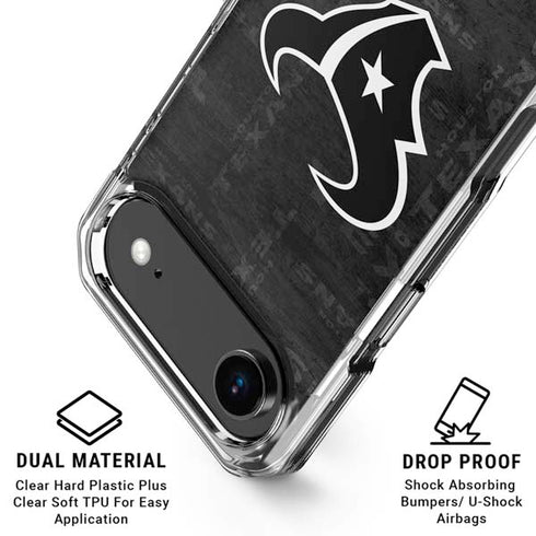 NFL Houston Texans Black & White iPhone 17 Air MagSafe Case