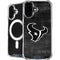 NFL Houston Texans Black & White iPhone 17 MagSafe Case