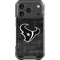 NFL Houston Texans Black & White iPhone 17 Pro Clear Case