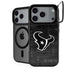 NFL Houston Texans Black & White iPhone 17 Pro Max Kickstand Case
