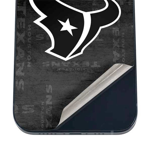 NFL Houston Texans Black & White iPhone 17 Pro Max Skin