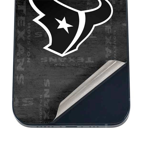 NFL Houston Texans Black & White iPhone 17 Skin