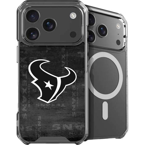 NFL Houston Texans Black & White iPhone 18 Pro Max MagSafe Case