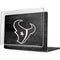 NFL Houston Texans Black & White MacBook Pro 14in (2021-24) Case plus Skin