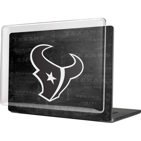 NFL Houston Texans Black & White MacBook Cases