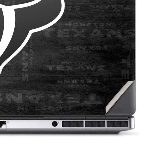 NFL Houston Texans Black & White Dell Precision Skin