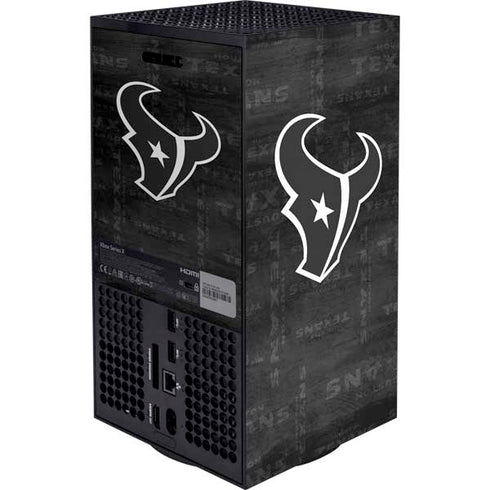 NFL Houston Texans Black & White Xbox Series X Bundle Skin