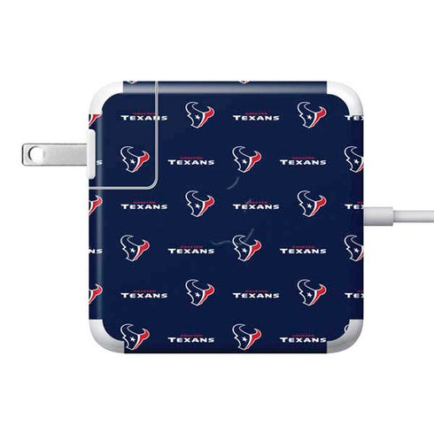 NFL Houston Texans Blitz Series 85W Power Adapter (15 and 17 inch MacBook Pro Charger) Skin