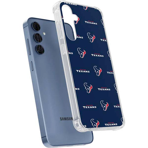 NFL Houston Texans Blitz Series Galaxy A55 5G Clear Case