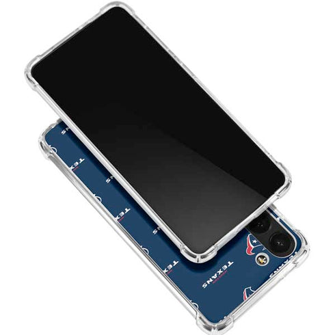 NFL Houston Texans Blitz Series Galaxy S24 FE Clear Case