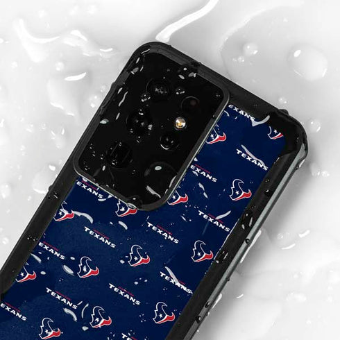 NFL Houston Texans Blitz Series Galaxy S24 Ultra Waterproof Case