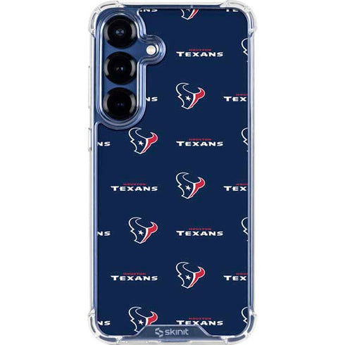 NFL Houston Texans Blitz Series Galaxy S25 Plus Clear Case
