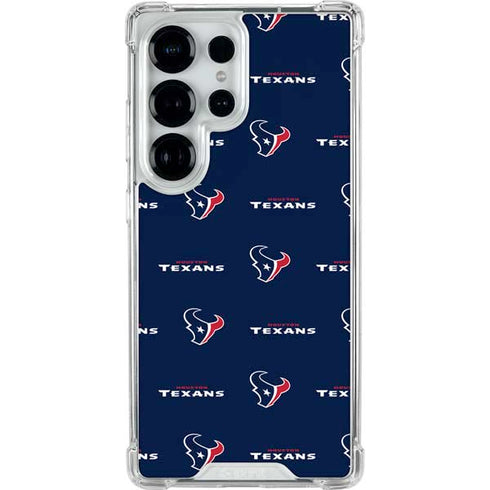 NFL Houston Texans Blitz Series Galaxy S25 Ultra Clear Case