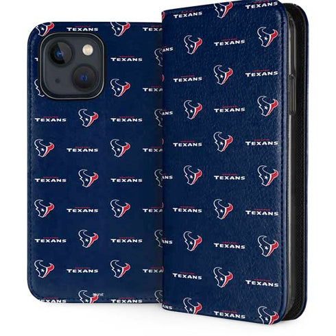 NFL Houston Texans Blitz Series iPhone 15 Plus Folio Case