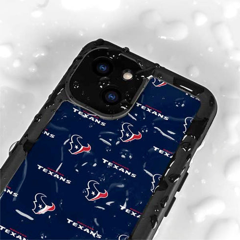 NFL Houston Texans Blitz Series iPhone 15 Plus Waterproof Case