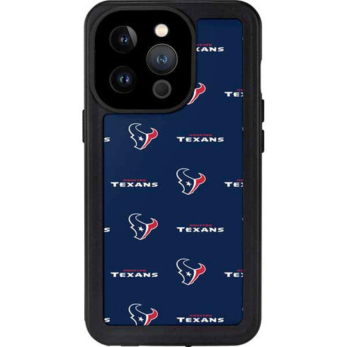 NFL Houston Texans Blitz Series iPhone 15 Pro Waterproof Case