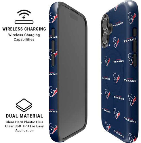 NFL Houston Texans Blitz Series iPhone 16 Magsafe Impact Case