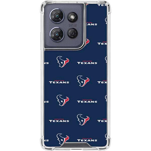 NFL Houston Texans Blitz Series Moto G Play 5G (2025) Clear Case