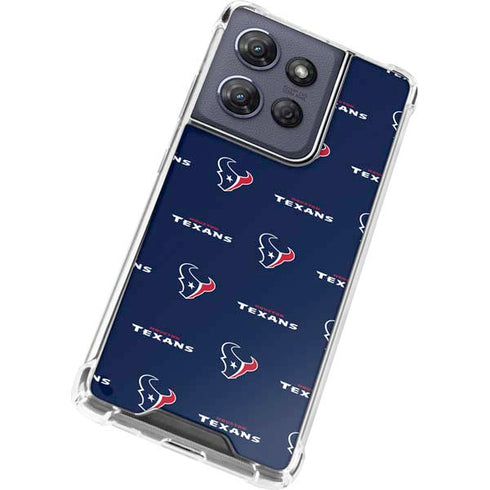 NFL Houston Texans Blitz Series Moto G Power 5G (2025) Clear Case