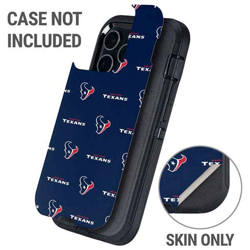 NFL Houston Texans Blitz Series Otterbox Defender iPhone Skin