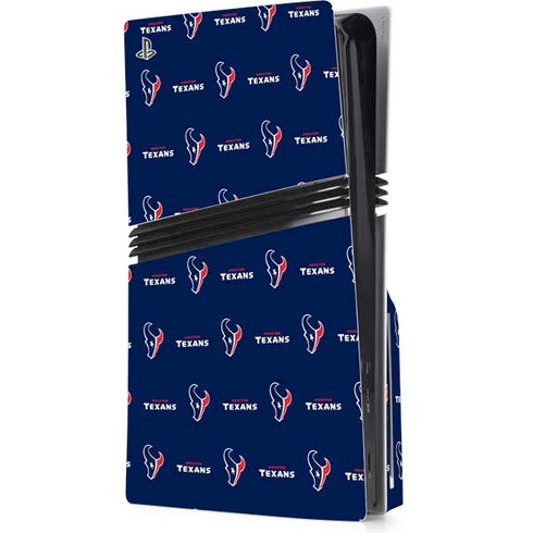 NFL Houston Texans Blitz Series PS5 Pro Disk Console Skin