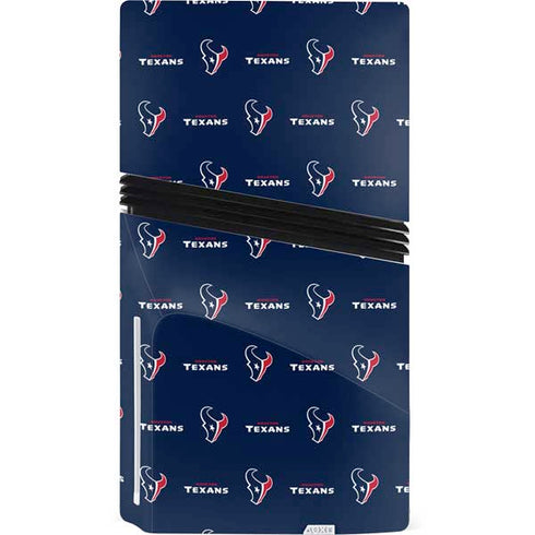 NFL Houston Texans Blitz Series PS5 Pro Disk Console Skin
