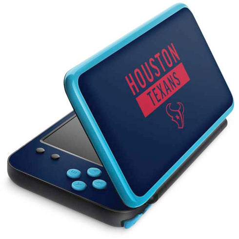 NFL Houston Texans Blue Performance Series Nintendo Skins