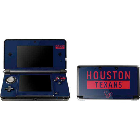 NFL Houston Texans Blue Performance Series Nintendo Skins
