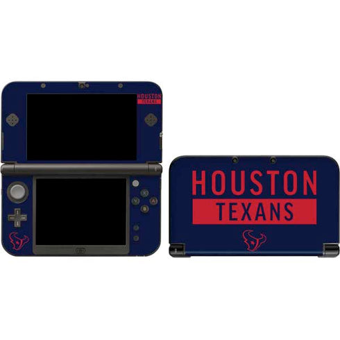 NFL Houston Texans Blue Performance Series Nintendo Skins