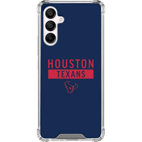 NFL Houston Texans Blue Performance Series Galaxy A16 5G Clear Case