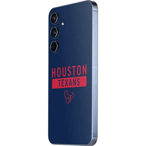 NFL Houston Texans Blue Performance Series Galaxy A35 5G Skin