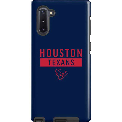 NFL Houston Texans Blue Performance Series Galaxy Cases