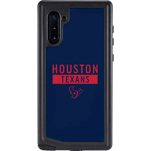 NFL Houston Texans Blue Performance Series Galaxy Cases