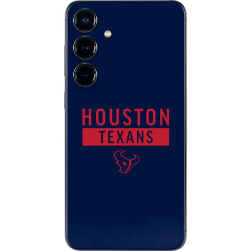 NFL Houston Texans Blue Performance Series Galaxy S25 Plus Skin